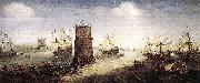 WIERINGEN, Cornelis Claesz van Capturing Damietta oil painting artist